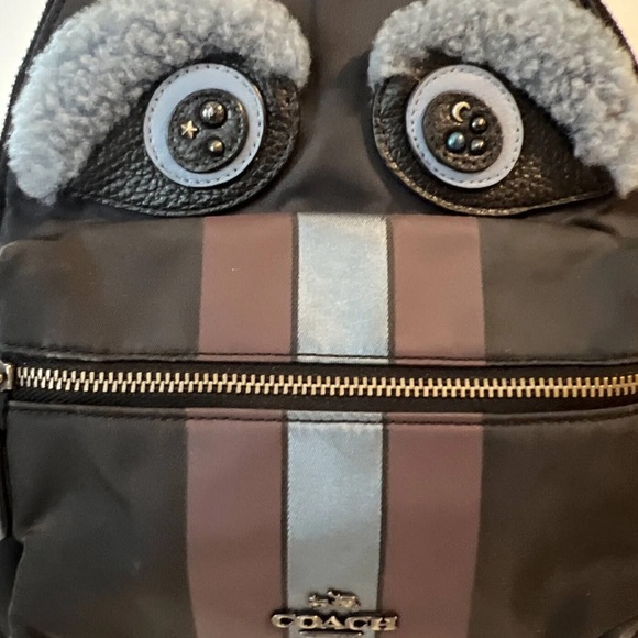 RARE Coach Charlie Backpack Bear Face F22894 - Picture 5 of 9